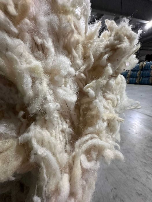 Lână albă spălată umpluturi perne, pilote, jucării calitate premium