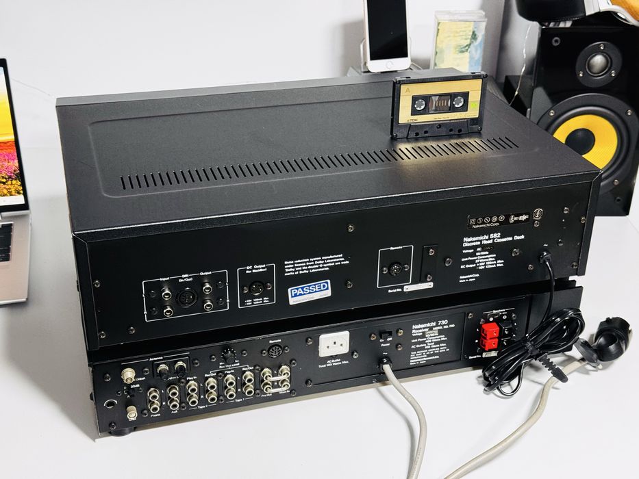 Amplificator/Receiver Nakamichi 730,anii 1978,105W/canal,17.2 kg,Japan