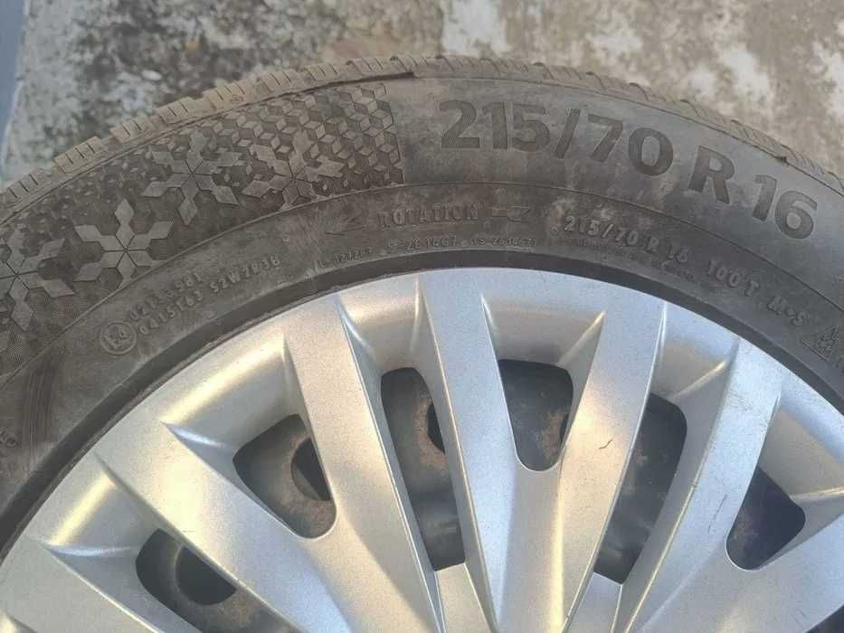 Set 4 roti complete de iarna 16", Hyundai Tucson, maxim 2000km rulate