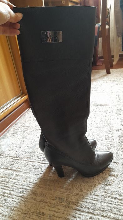 Сапожки кожа Италия