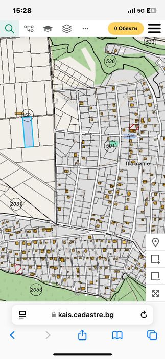 Парцел от Собственик над Виница-м.”Лозите”-3300кв.м-20€/кв.м до къщите