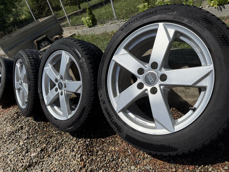 Jante Audi 5x112 + Anvelope Continental
