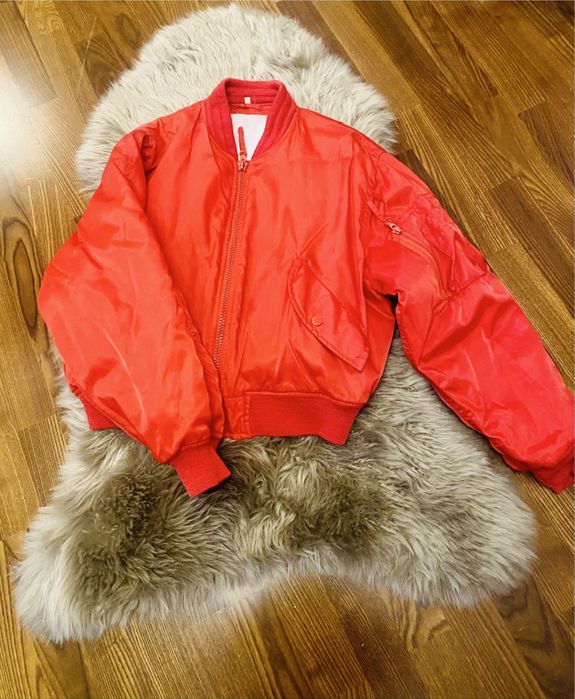 Geaca bomber rosie din fas