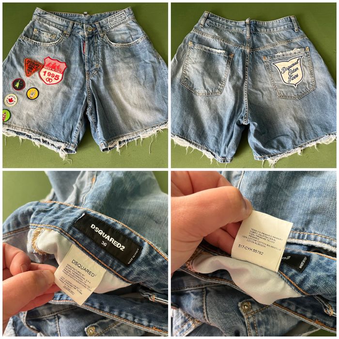 Dsquared2 дънкови къси панталони