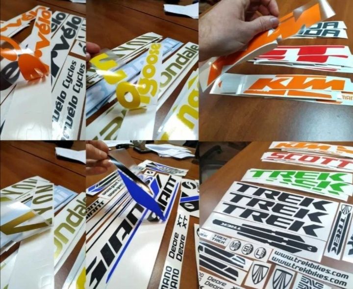 Stickere bicicleta Trek/Giant si alte mărci-la comanda