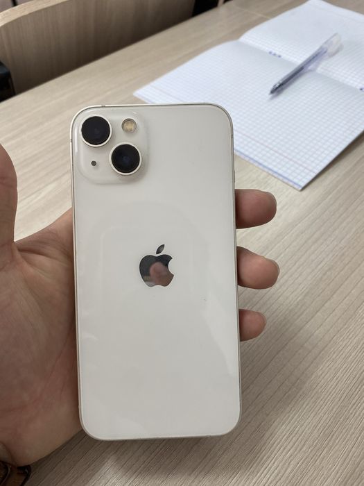 Iphone 13 белый все работает 128 гб батарея 90%