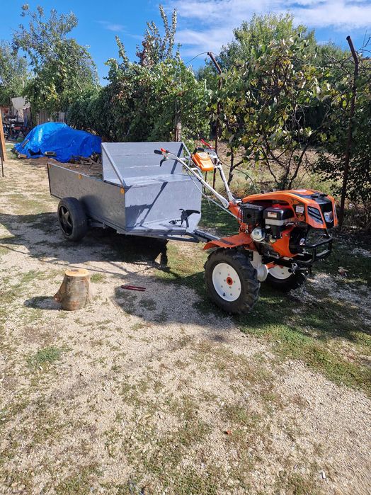 Ruris 118ks cp motocultor plus remorca cu frana