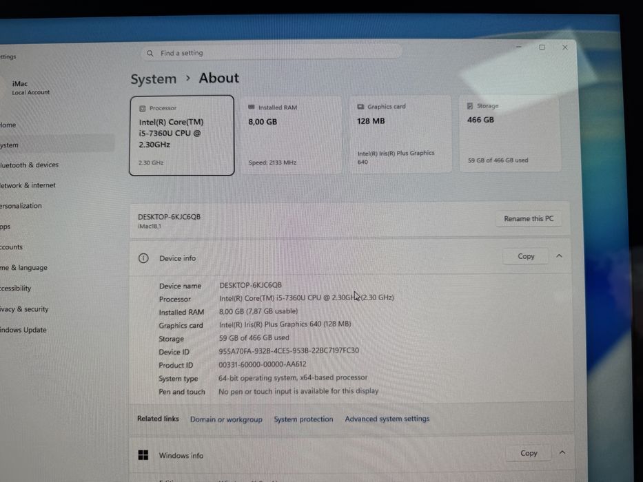 Apple iMac A1418