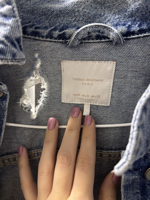 Geaca de blugi Zara marimea M