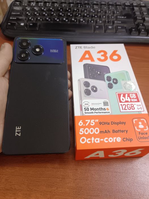 ZTE Blade A36 12/64gb в отличном состоянии