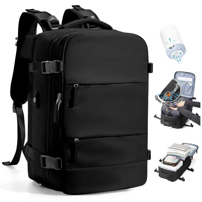 Rucsac Vacuum Cabina 45L Ryanair cu Pompa Impermeabil