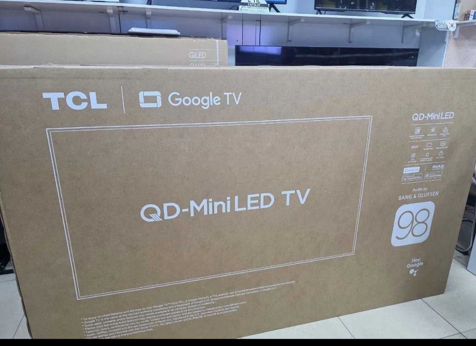 TCL 75 C6K — 75″ 4K QD-Mini LED Smart-TV с Google TV, Dolby Vision и и