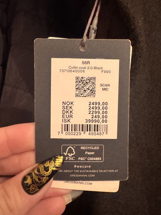 Продам новое мужское пальто