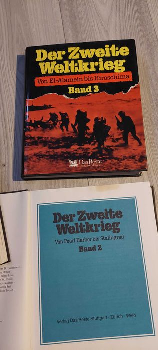 Carti , 3 volume DER ZEITE WELTKRIEG , stare foarte buna ! Razboi