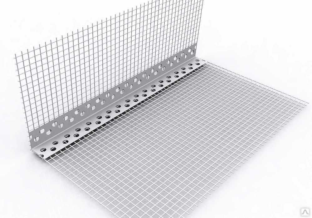 ПВХ уголок стеклосеткой