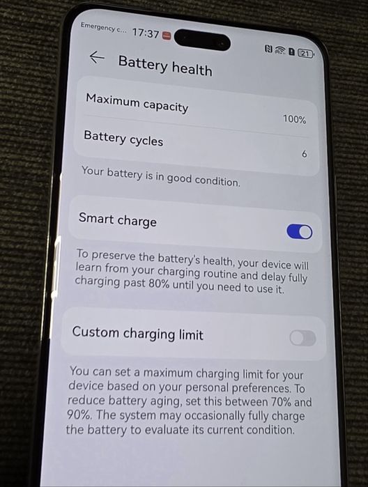 КАТО НОВ 512GB Huawei nova 14 Pro Yettel Гаранция 2029 Blue | Син