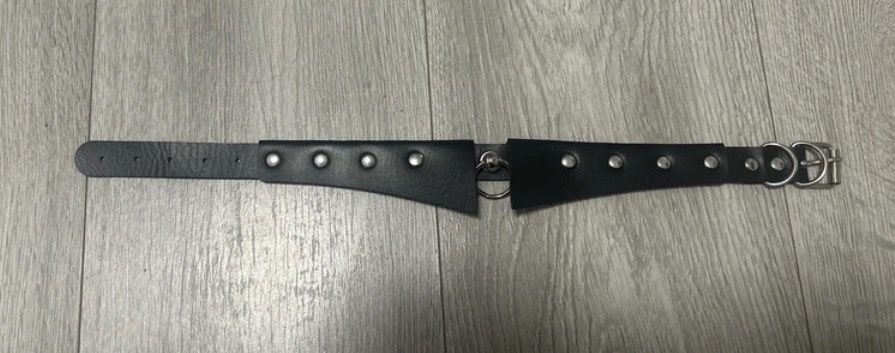 Colier punk negru