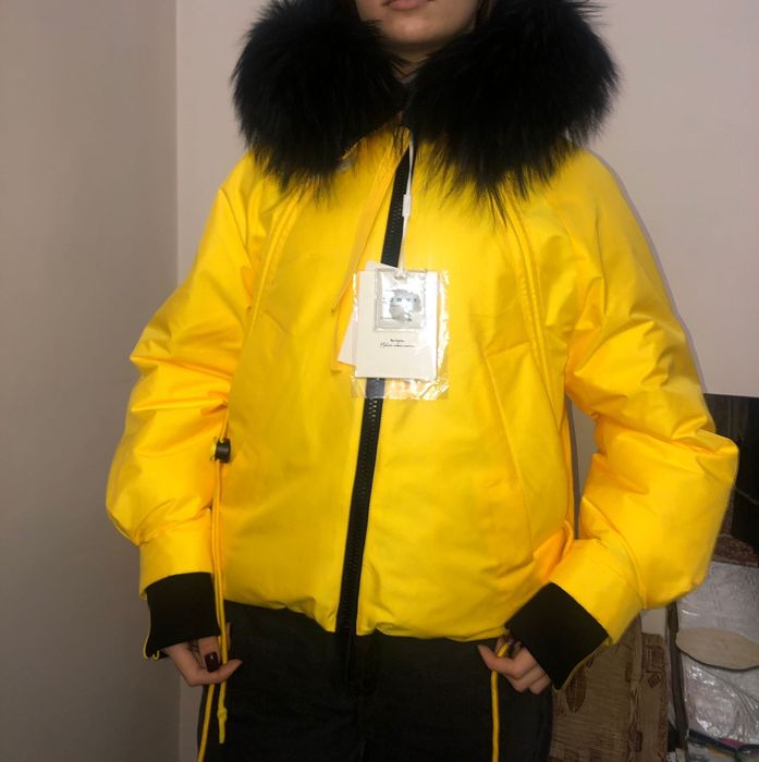 Куртка с мехом чернобурки