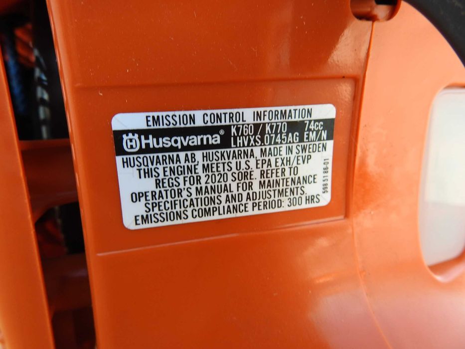 Husqvarna k 770 drujba taiat beton