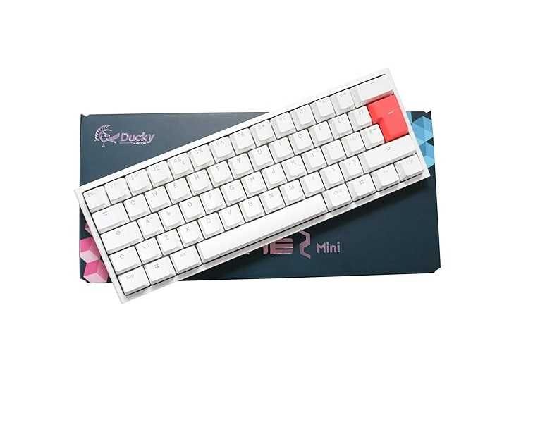 ^ Клавиатура Ducky One 2 Mini RGB - Cherry SILENT RED switch, US, PBT