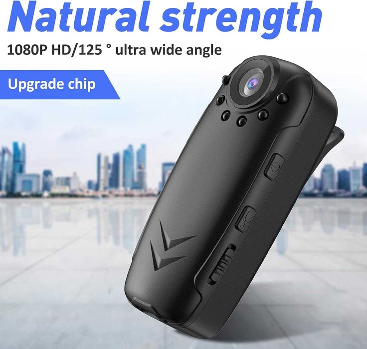 Мини камера за тяло, преносима 1080P Full HD спортна DVR