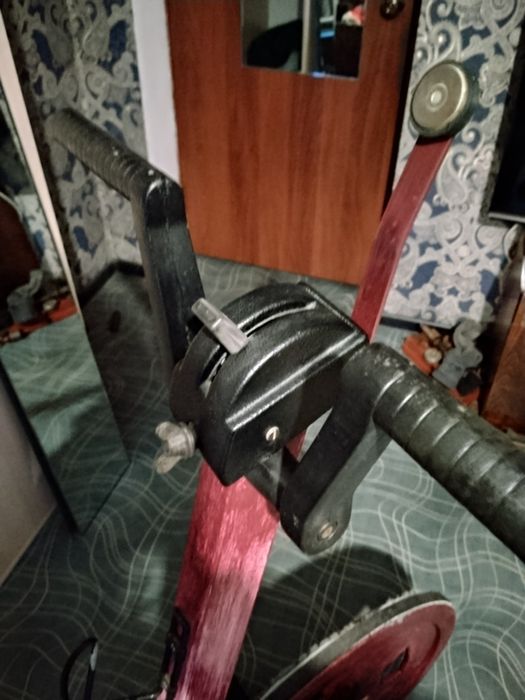 Велотренажёр и велосипед