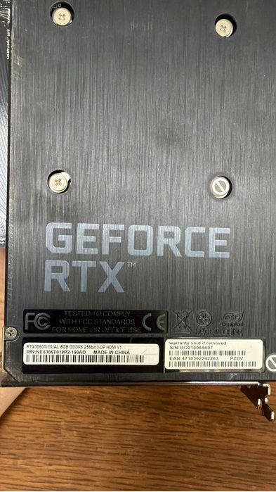 Palit RTX 3060 Ti Dual 8 GB