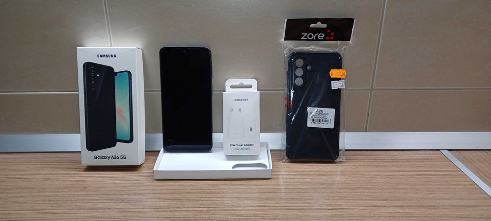 Нов смартфон Samsung Galaxy A26 с аксесоари