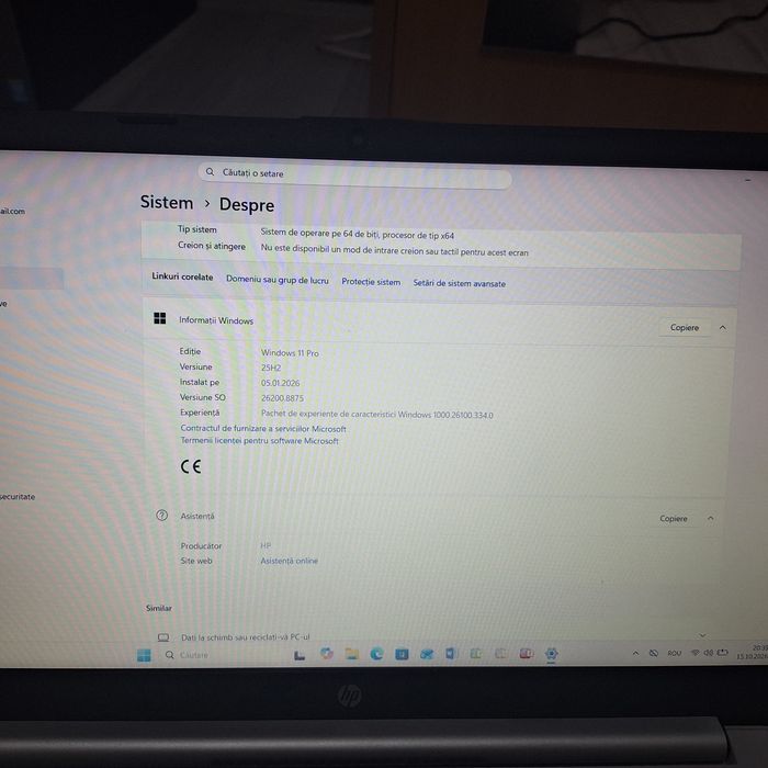 Laptop 15' HP i3 generatia 12  nou