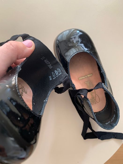 Pantofi/ balerini piele fete Bonpoint marime 21