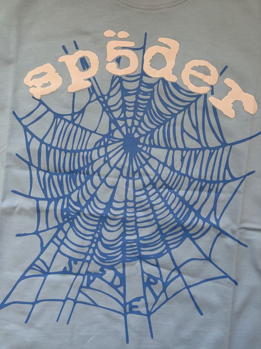 Sp5der Light Blue Set – T-Shirt & Shorts