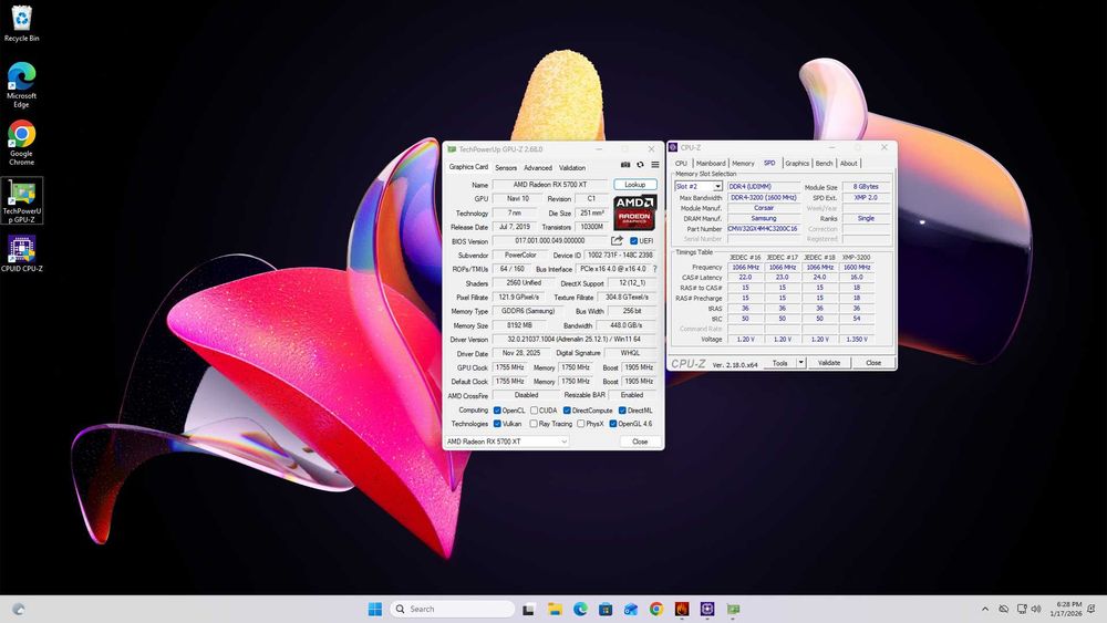 Геймърски компютър RX 5700 XT / i5-12400F – 1440p, напълно тестван