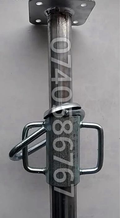 Popi metalici noi, zincati, stalpi telescopici