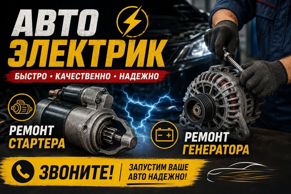 Автоэлектрик на выезд Алматы