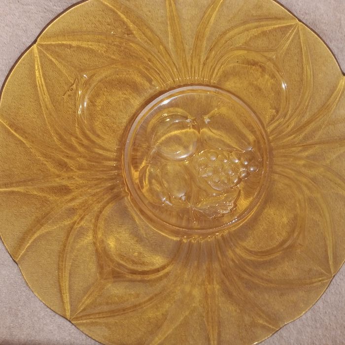 Стъклено плато Цветно плато