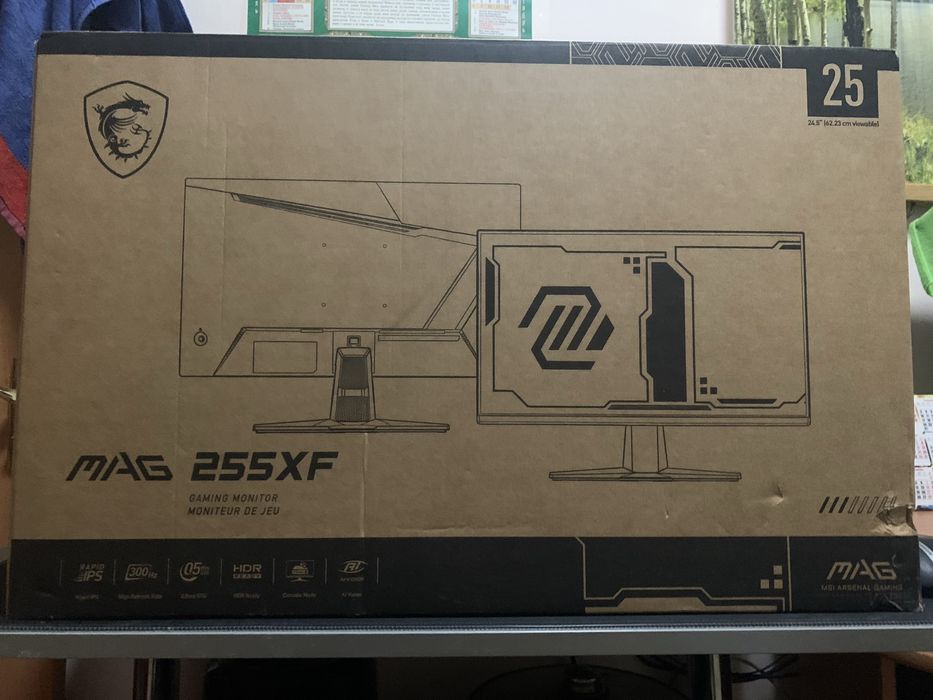 Монитор 24.5" MSI MAG255XF черный