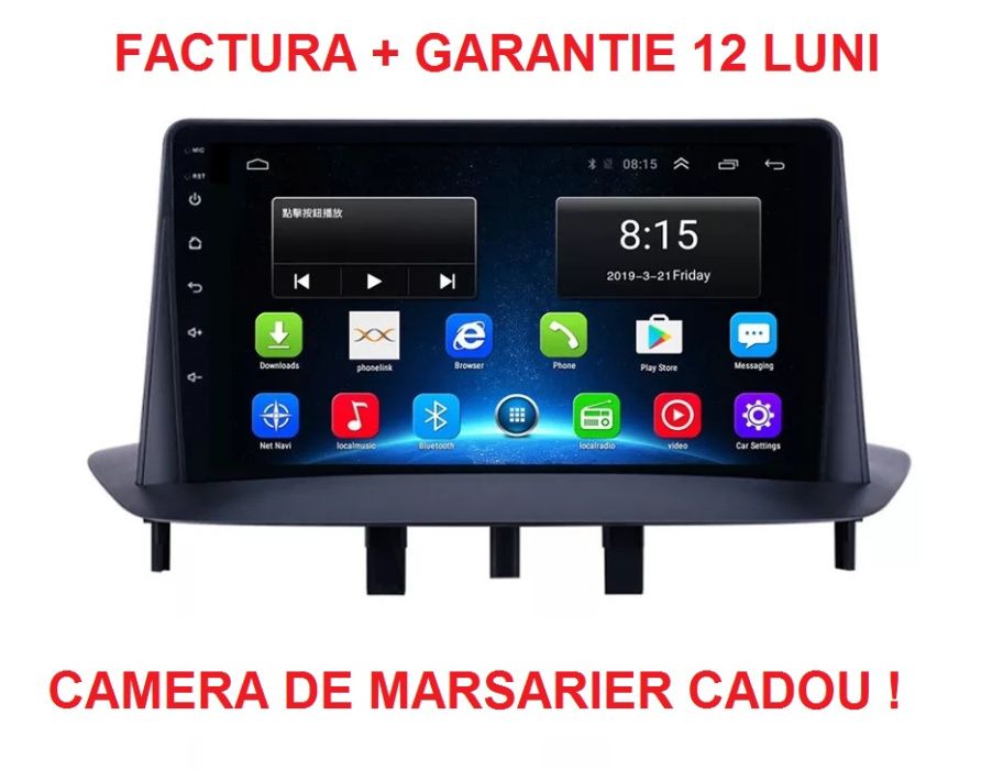Navigatie Renault Megane 3 Fluence ( 2009 -2015 ) Noua Garantie Camera