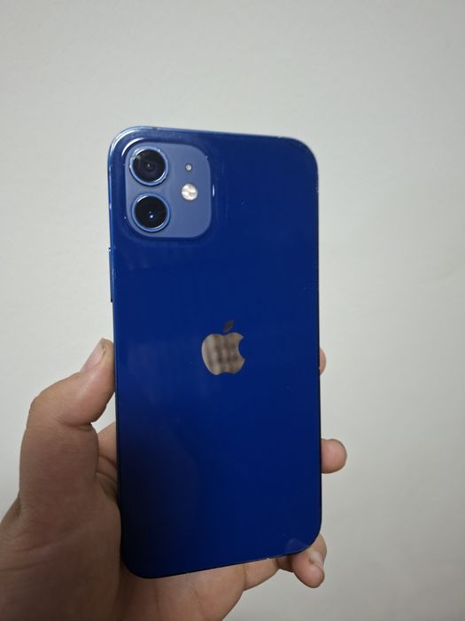 Iphone 12 xotira 128g yomkort 100 ekran almashgan face id ishlamidi