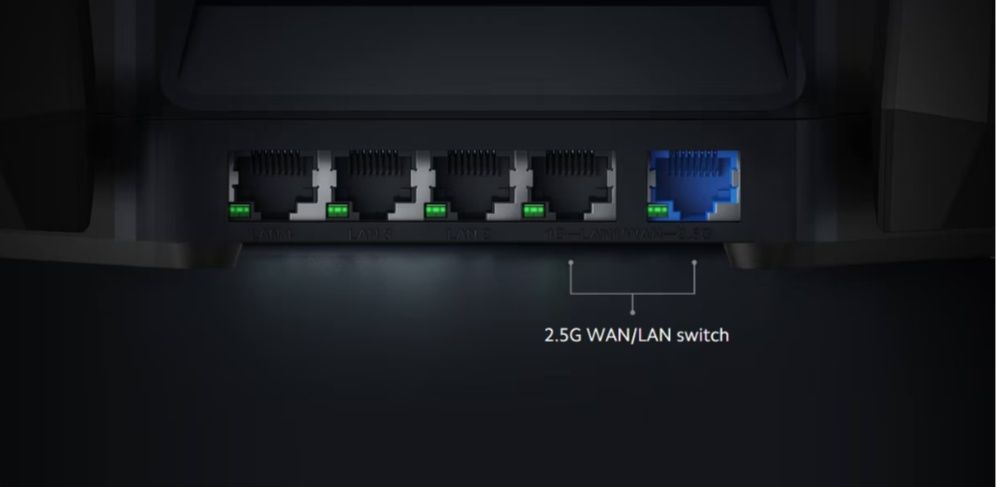 Рутер Xiaomi Mi AX9000, Gaming, Wireless, Трибандов, Wi-Fi 6, USB 3.0,