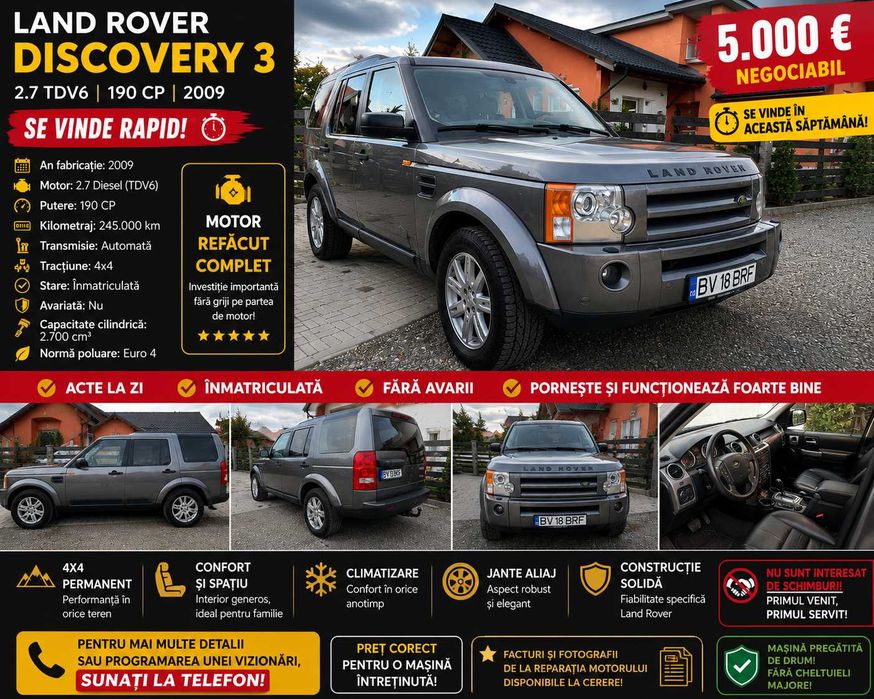 LAND ROVER de vanzare ..stare buna