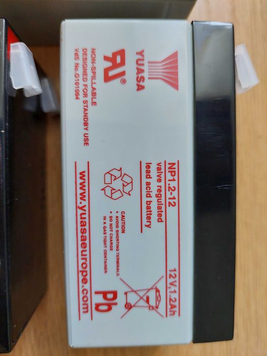Baterie acumulator industrial Yuasa NP1.2-12 12v,1.2Ah
