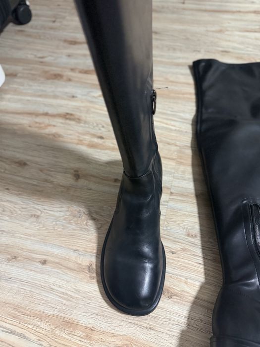 Ботфорты кожаные 40размер!