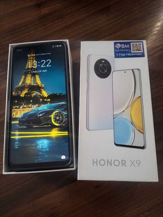 Honor X9 6/128gb karopka dakument zaryadnik 66w