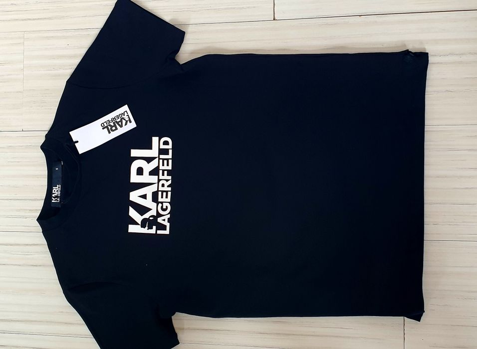 Karl Lagerfeld Stretch Cotton Mens Size S НОВО! ОРИГИНАЛ Мъжка Тениска