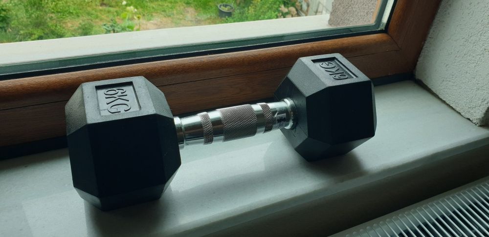 Гумен Дъмбел 6кг