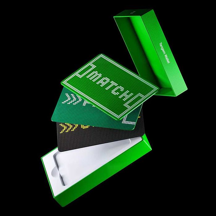 Tangem Wallet Крипто кошелек 3 карты разные цвета