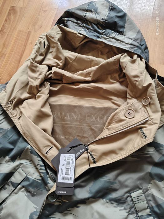 Куртка двухсторонняя Armani Exchange (Италия),оригинал,новая,р-р 54