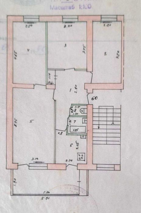Продаётся  4-комнатная квартира в Чиланзаре, 26 квартал!