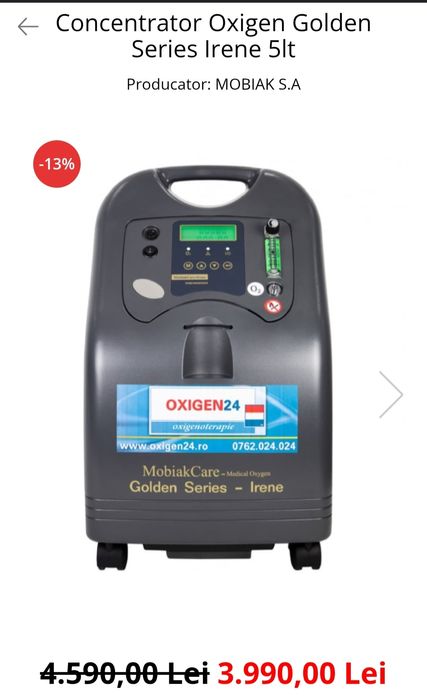 Concentrator oxigen NOU*