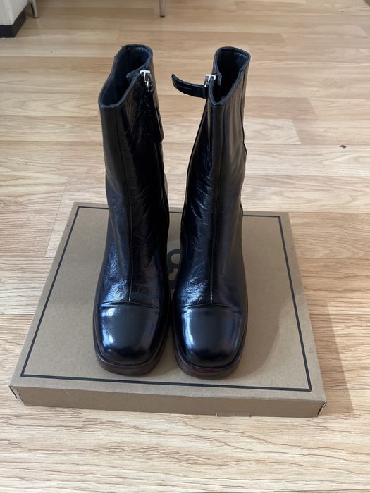 Кожени боти asos